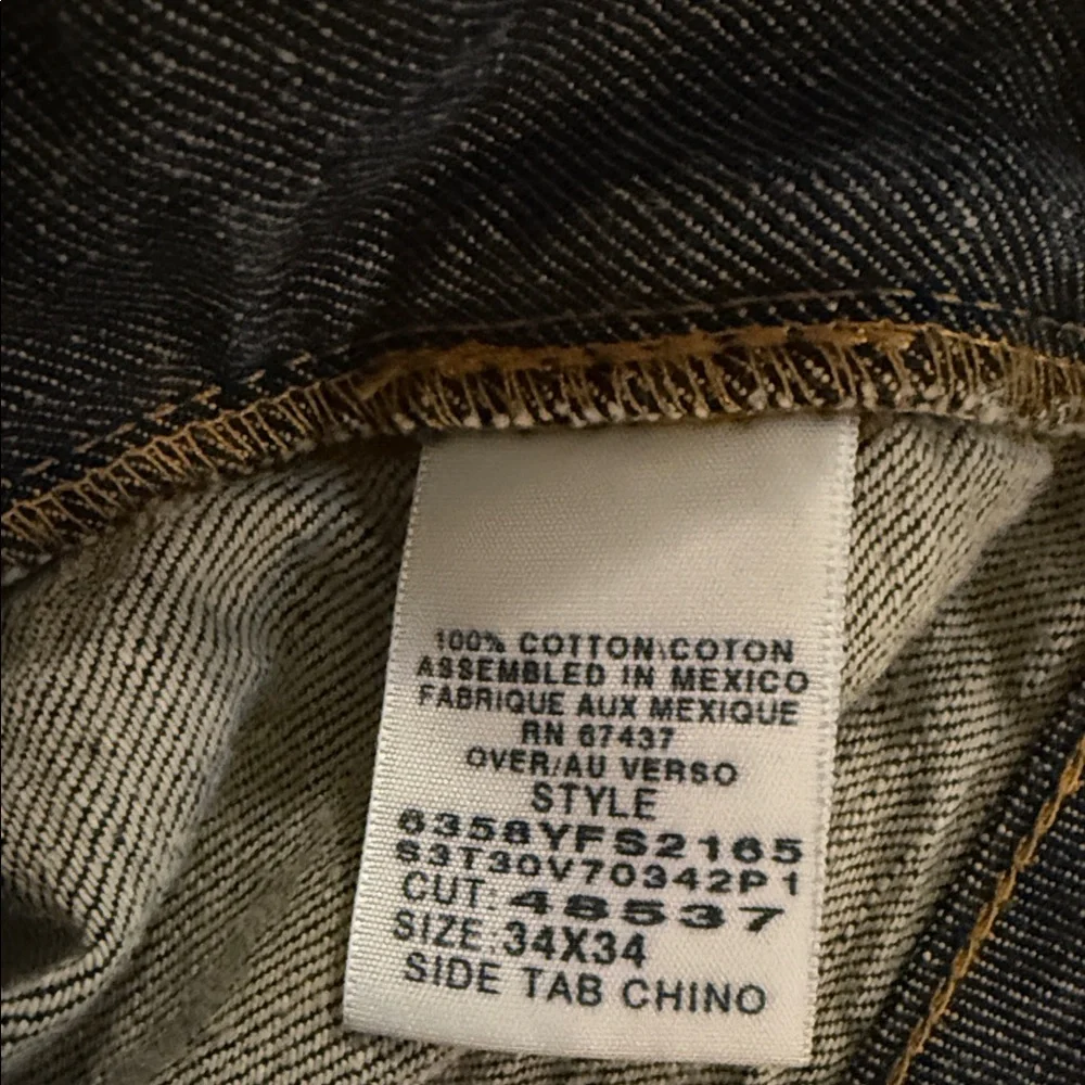 Polo by Ralph Lauren Dark Denim Jeans with Integrated Belt 34x34